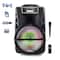 beFree Sound 12" Bluetooth Rechargeable Portable PA Party Speaker With Reactive LED Lights